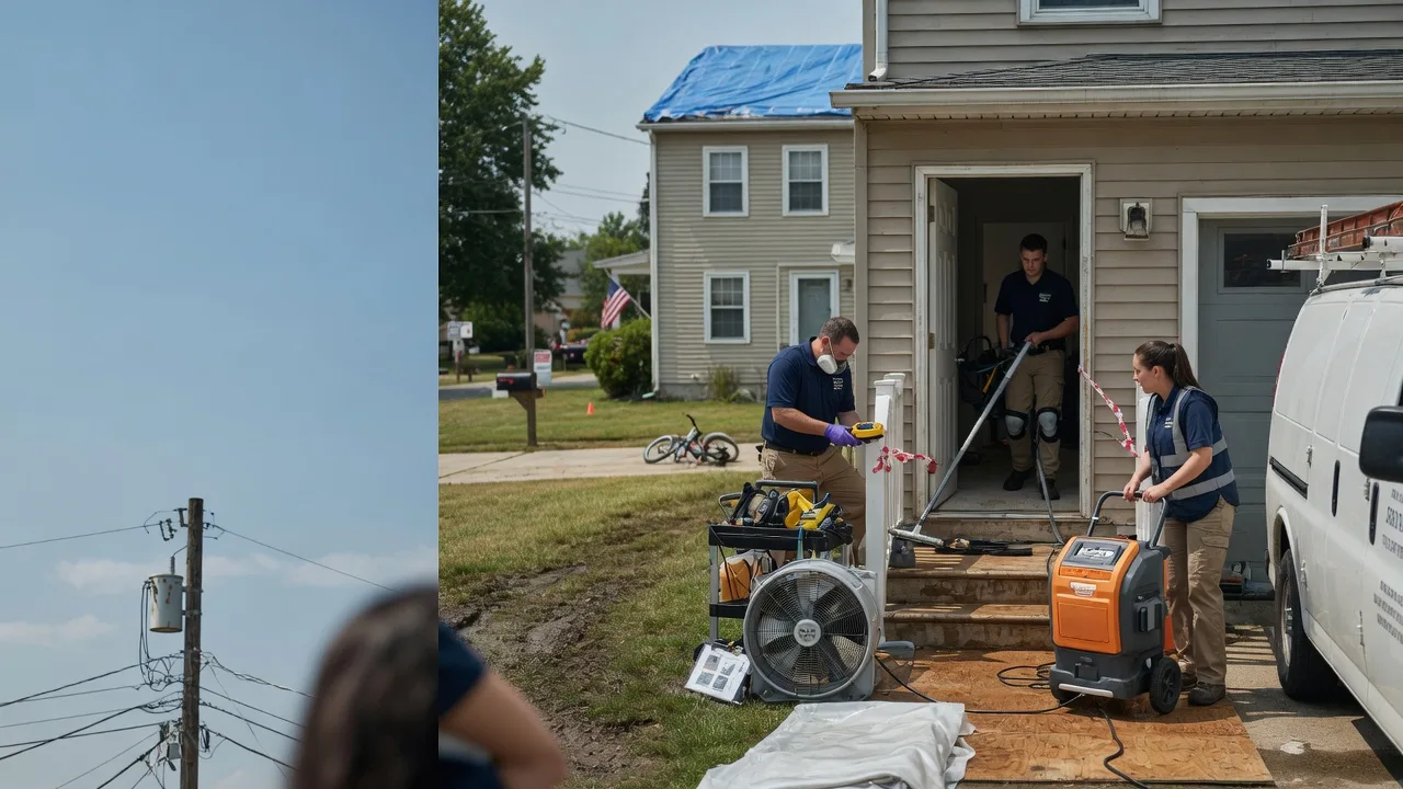 Water Damage Repair in Caroline, WI near me